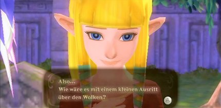 Link in der Welt von The Legend of Zelda - Skyward Sword