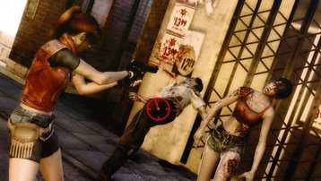 <span></span> Resident Evil: Auch Clair Redfield weiß sich mit Handfeuerwaffen zu wehren.
